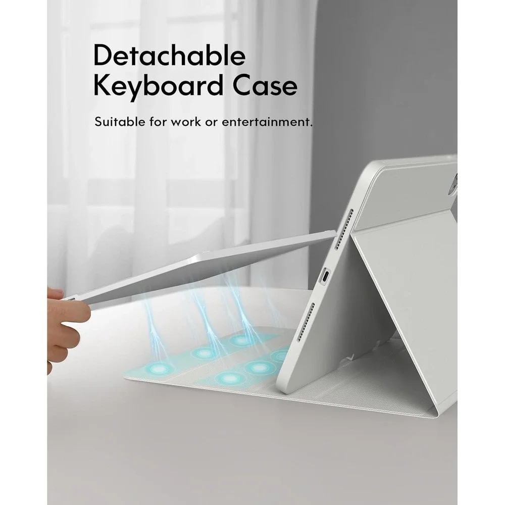 CHESONA iPad Pro 11 M5 M4‎ Keyboard Case Touchpad Backlit Magnetic Detachable